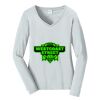 Ladies Long Sleeve Fan Favorite V Neck Tee Thumbnail