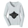 Ladies Long Sleeve Fan Favorite V Neck Tee Thumbnail