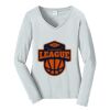 Ladies Long Sleeve Fan Favorite V Neck Tee Thumbnail