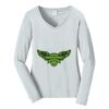 Ladies Long Sleeve Fan Favorite V Neck Tee Thumbnail