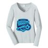 Ladies Long Sleeve Fan Favorite V Neck Tee Thumbnail