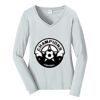 Ladies Long Sleeve Fan Favorite V Neck Tee Thumbnail