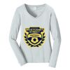 Ladies Long Sleeve Fan Favorite V Neck Tee Thumbnail