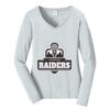 Ladies Long Sleeve Fan Favorite V Neck Tee Thumbnail