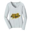 Ladies Long Sleeve Fan Favorite V Neck Tee Thumbnail