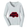 Ladies Long Sleeve Fan Favorite V Neck Tee Thumbnail