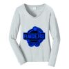 Ladies Long Sleeve Fan Favorite V Neck Tee Thumbnail