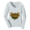 Ladies Long Sleeve Fan Favorite V Neck Tee Thumbnail