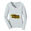 Ladies Long Sleeve Fan Favorite V Neck Tee Thumbnail