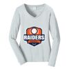 Ladies Long Sleeve Fan Favorite V Neck Tee Thumbnail