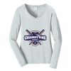 Ladies Long Sleeve Fan Favorite V Neck Tee Thumbnail