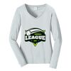 Ladies Long Sleeve Fan Favorite V Neck Tee Thumbnail