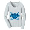 Ladies Long Sleeve Fan Favorite V Neck Tee Thumbnail