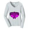 Ladies Long Sleeve Fan Favorite V Neck Tee Thumbnail