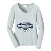 Ladies Long Sleeve Fan Favorite V Neck Tee Thumbnail