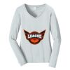 Ladies Long Sleeve Fan Favorite V Neck Tee Thumbnail