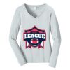 Ladies Long Sleeve Fan Favorite V Neck Tee Thumbnail