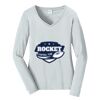 Ladies Long Sleeve Fan Favorite V Neck Tee Thumbnail