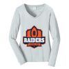 Ladies Long Sleeve Fan Favorite V Neck Tee Thumbnail