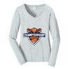 Ladies Long Sleeve Fan Favorite V Neck Tee Thumbnail