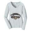 Ladies Long Sleeve Fan Favorite V Neck Tee Thumbnail