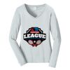 Ladies Long Sleeve Fan Favorite V Neck Tee Thumbnail