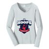 Ladies Long Sleeve Fan Favorite V Neck Tee Thumbnail