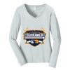 Ladies Long Sleeve Fan Favorite V Neck Tee Thumbnail