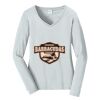 Ladies Long Sleeve Fan Favorite V Neck Tee Thumbnail