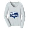 Ladies Long Sleeve Fan Favorite V Neck Tee Thumbnail