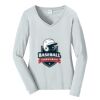 Ladies Long Sleeve Fan Favorite V Neck Tee Thumbnail