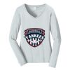 Ladies Long Sleeve Fan Favorite V Neck Tee Thumbnail