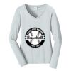 Ladies Long Sleeve Fan Favorite V Neck Tee Thumbnail