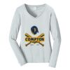 Ladies Long Sleeve Fan Favorite V Neck Tee Thumbnail