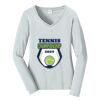 Ladies Long Sleeve Fan Favorite V Neck Tee Thumbnail