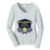 Ladies Long Sleeve Fan Favorite V Neck Tee Thumbnail