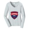 Ladies Long Sleeve Fan Favorite V Neck Tee Thumbnail