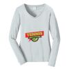 Ladies Long Sleeve Fan Favorite V Neck Tee Thumbnail