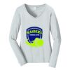 Ladies Long Sleeve Fan Favorite V Neck Tee Thumbnail