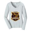 Ladies Long Sleeve Fan Favorite V Neck Tee Thumbnail