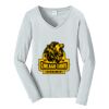 Ladies Long Sleeve Fan Favorite V Neck Tee Thumbnail