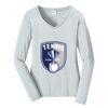 Ladies Long Sleeve Fan Favorite V Neck Tee Thumbnail