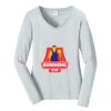 Ladies Long Sleeve Fan Favorite V Neck Tee Thumbnail