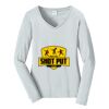 Ladies Long Sleeve Fan Favorite V Neck Tee Thumbnail