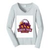 Ladies Long Sleeve Fan Favorite V Neck Tee Thumbnail