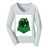 Ladies Long Sleeve Fan Favorite V Neck Tee Thumbnail