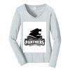 Ladies Long Sleeve Fan Favorite V Neck Tee Thumbnail