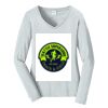 Ladies Long Sleeve Fan Favorite V Neck Tee Thumbnail