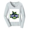 Ladies Long Sleeve Fan Favorite V Neck Tee Thumbnail