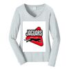 Ladies Long Sleeve Fan Favorite V Neck Tee Thumbnail